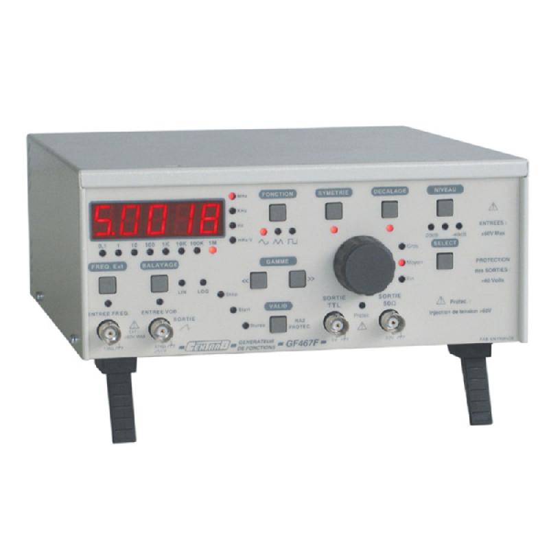 GF467F - Générateur de fonctions 5 MHz avec interfaces RS232/USB et fréquencemètre intégré_0