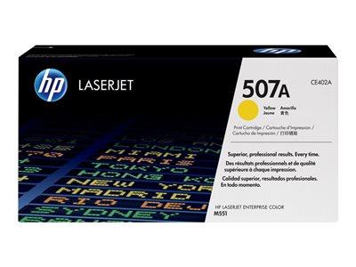 HP 507A TONER LASERJET JAUNE AUTHENTIQUE