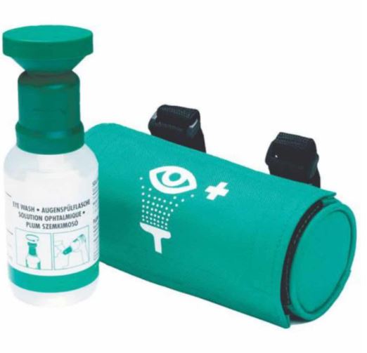 Kit portable lave-oeil aseptisant - Léger, simple d'utilisation, avec solution ophtalmique et pochette de rangement_0