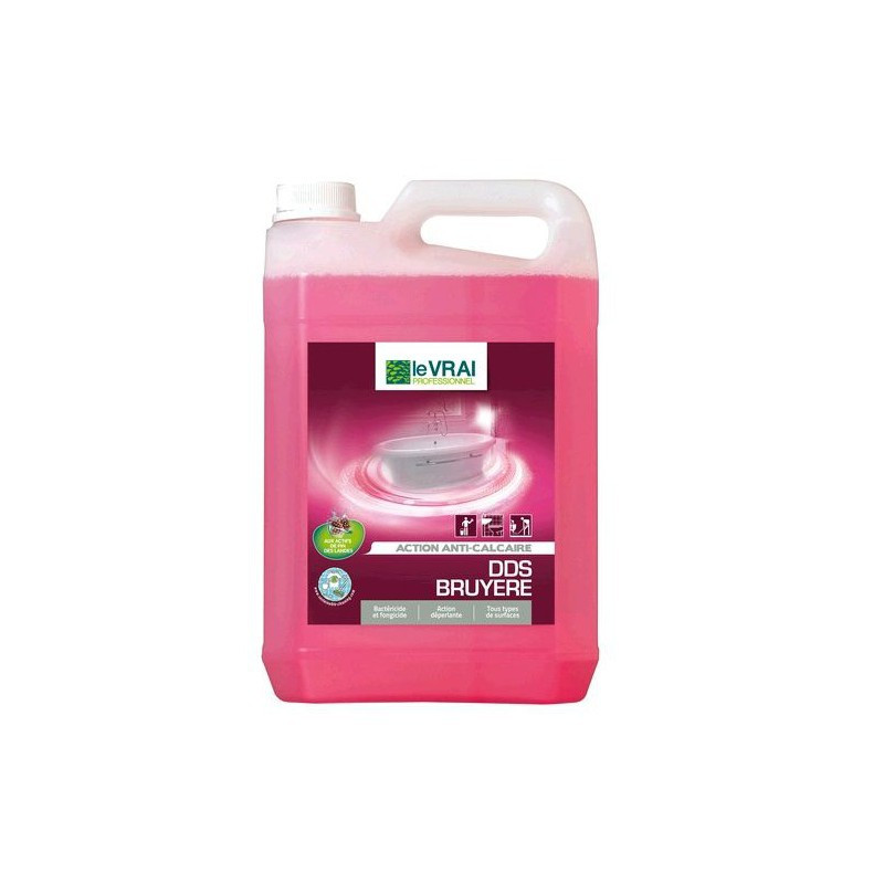 Lvp detergent desinfectant sanitaires concentre sols et surfaces ph:3.3 (4511) bidon de 5l_0
