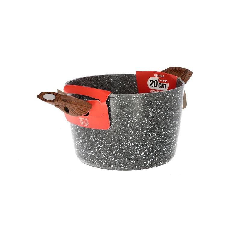 Mamù FASINPENXXXXXX20 Poêle à induction extra-résistante de 20 cm d'épaisseur - gris aluminium FASINPENXXXXXX20_0