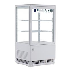 METRO PROFESSIONAL Vitrine réfrigérée GGC2058, verre/plastique, 42.8 x 38.6 x 81 cm, 58 L, blanc - blanc verre 4337255250628_0