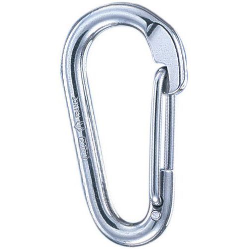 MOUSQUETON POMPIER ACIER INOX L120MM - CMU 760KG - GODET