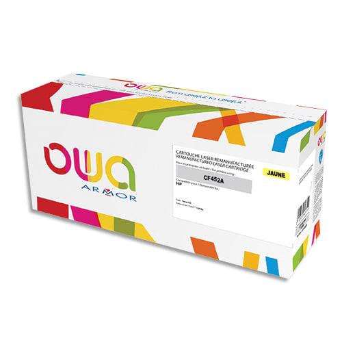 Owa toner compatible HP CF452A jaune - 10500 pages - remanufacturé et certifié_0