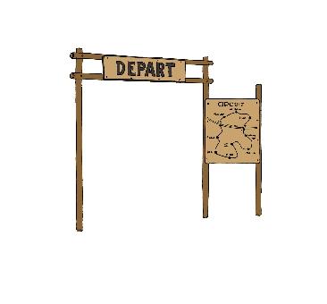 PANNEAU DE DÉPART ET INFORMATION - MANUTAN COLLECTIVITÉS