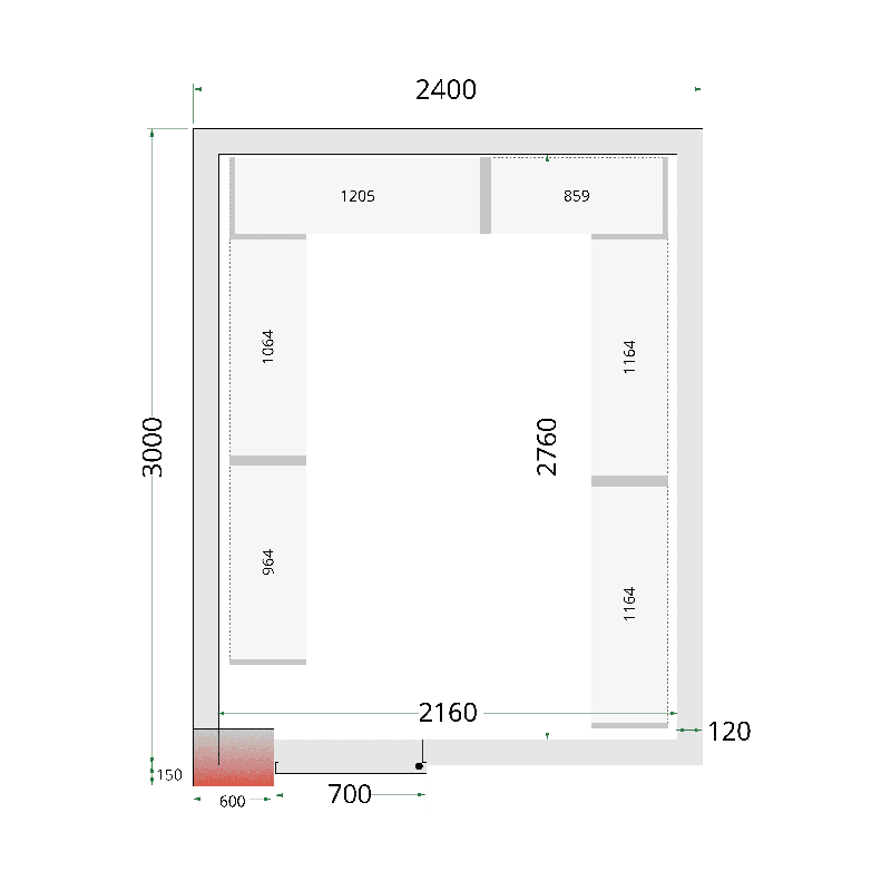 Panneaux de chambre froide 120 mm_0
