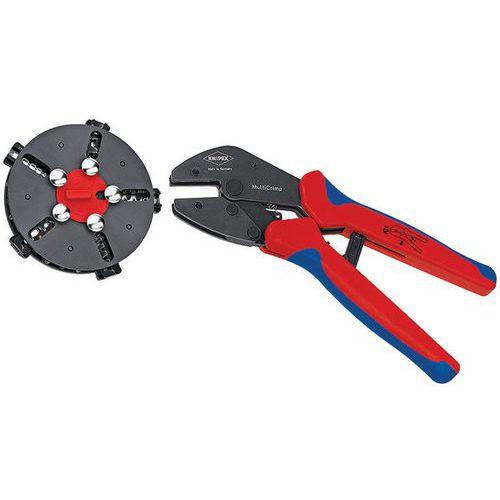 PINCE À SERTIR MULTICRIMP® 250MM - FOURNIE AVEC 5 MATRICES - KNIPEX