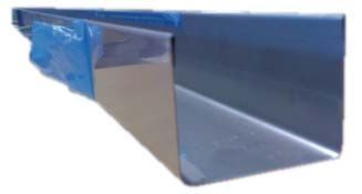 Profilé en U d'habillage et de protection en acier inoxydable 10/10ème - 25x100x25 - Conditionné par 3m_0