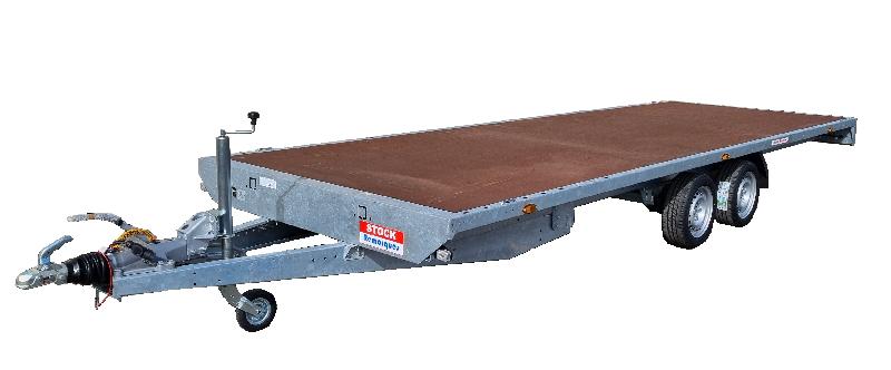 Remorque plateau 3500 kg 6m - châssis galvanisé - plancher bois antidérapant - référence RIS 600 F350_0