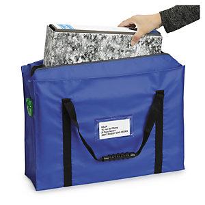SAC NAVETTE AVEC SOUFFLETS ET ANSES RAJA 40X30X20CM
