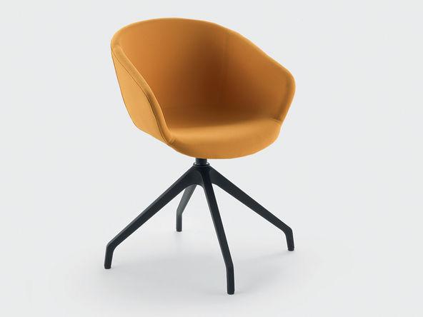 Lot de 2 sièges de réunion tapissés design pas cher_0
