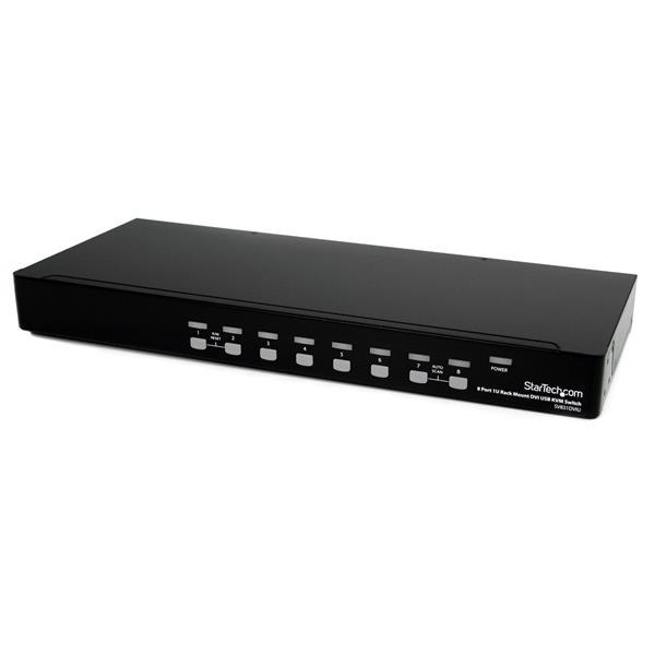 StarTech.Com Commutateur KVM USB DVI 8 ports à montage en rack 1U_0