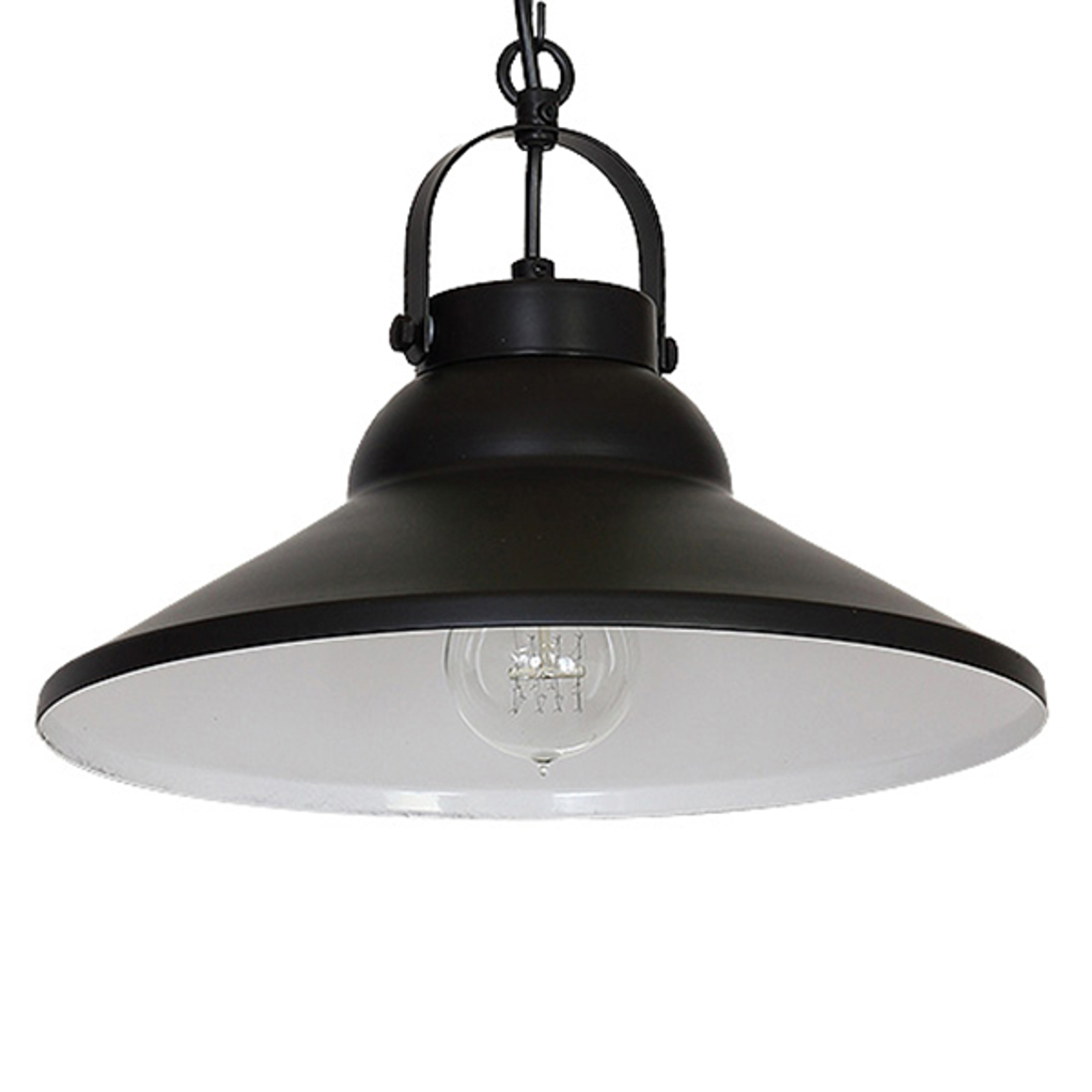 LUMINEX SUSPENSION IRON, NOIRE/BLANCHE