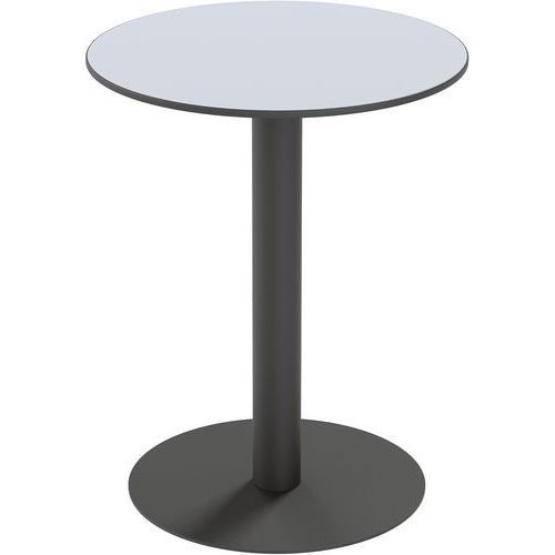 TABLE D'EXTÉRIEUR CROSS RONDE Ø60CM H75CM - PLATEAU GRIS - MEET BY PAPERFLOW