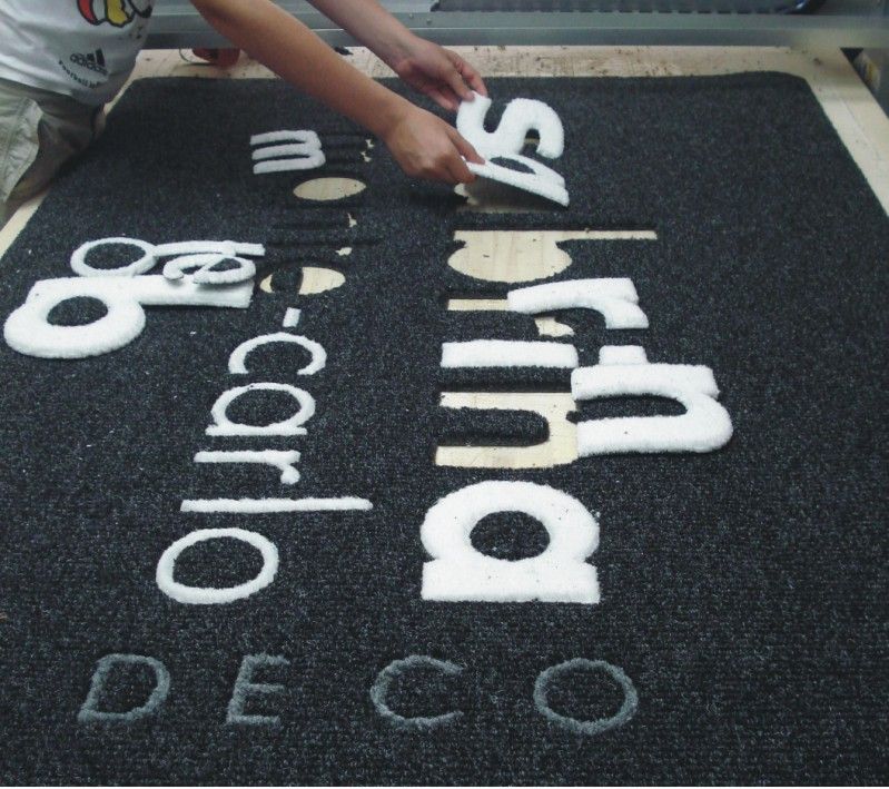 TAPIS D'ACCUEIL - MONTAGE