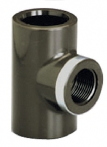 Te 90° Réduit Taraudé RF HTA Femelle à Coller et à Visser - D 032x3/4