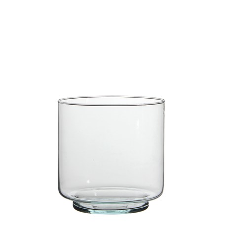 VASE ROND EN VERRE 14 CM