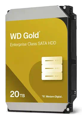 Western Digital Gold WD203KRYZ disque dur 20 To 7200 tr/min 512 Mo 3.5