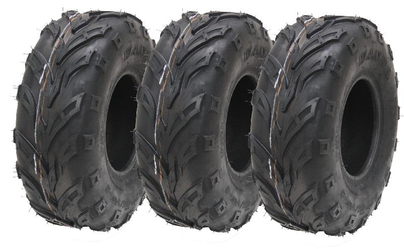 145/70-6 ATV pneu Quad trailer kids wheels 50cc 90cc 110cc 75 kgs Wanda set of 3_0
