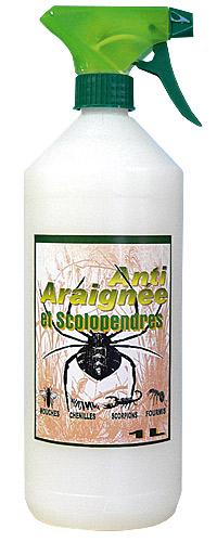 Anti-araignées - Insecticide et répulsif pour araignées et scolopendres - Flacon 1L avec spray et bouchon sécurité enfant_0
