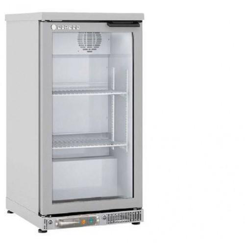 ARRIÈRE BAR VITRÉ RÉFRIGÉRÉ PROFESSIONNEL INOX CORECO - 1 PORTE BATTANTE