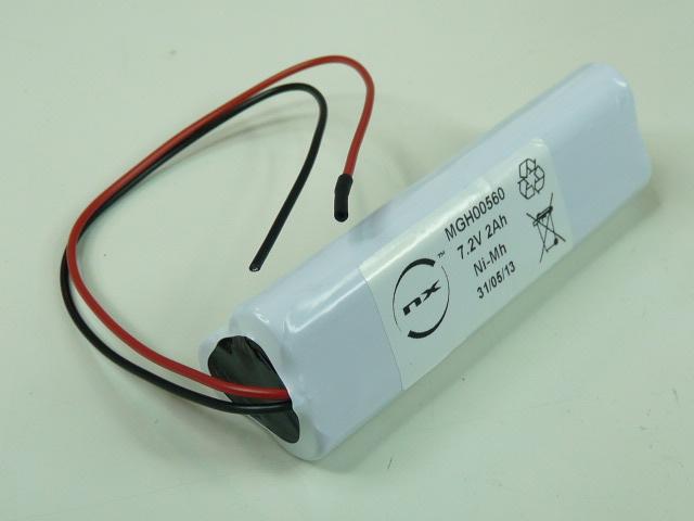 BATTERIE NIMH 6X AA 6S1P ST3 7.2V 2AH FILS_0