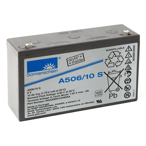 BATTERIE PLOMB ETANCHE GEL A506/10S 6V 10AH F4.8_0