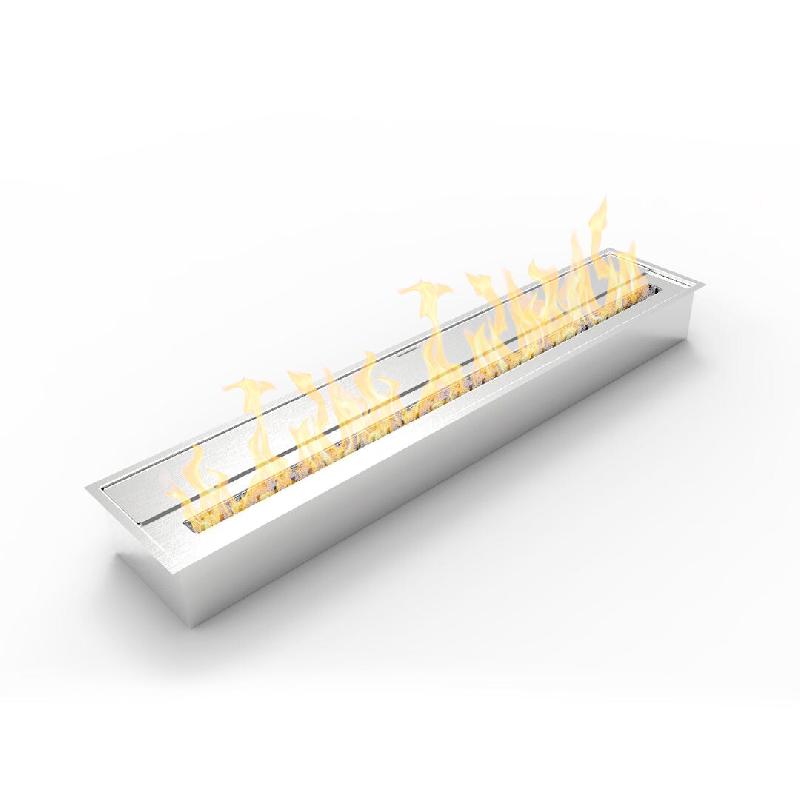 Brûleur au bioéthanol encastrable 7 L en acier inoxydable DIVINA FIRE L91,5 x P18,7 x H9,5 cm - multicolore 87067_0
