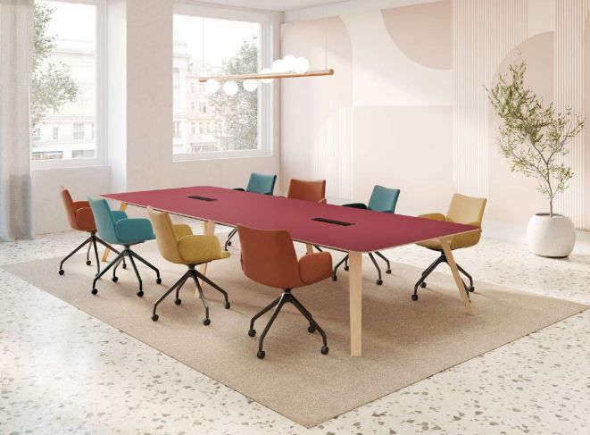 Bureau de réunion - Gamme ALTITUDE - Table configurable, 4 à 22 places, 16 coloris disponibles_0