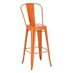 CLP Tabouret de bar Aiden Orange - orange métal 10145509_0