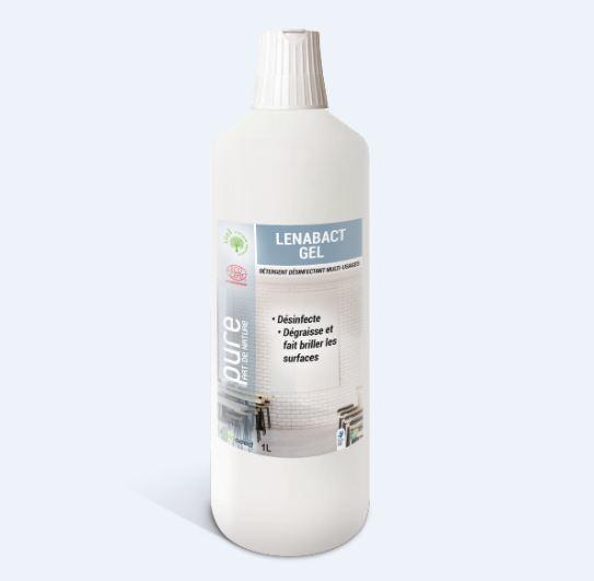 Lenabact - Gel désinfectant dégraissant multi-usage agroalimentaire sans parfum 1L - H408_0