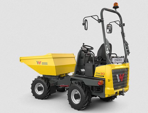 Dw20 mini-dumper sur pneu - wacker neuson - 2000 kg_0