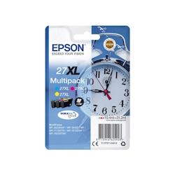 EPSON T2715 (27xl) Pack de 3 Cartouches d'encre d'origine - C13T27154012 - violet 000000170015441311_0