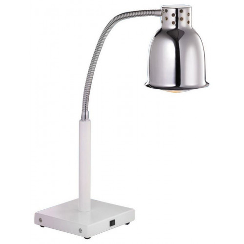 LAMPE CHAUFFANTE SUR PIED BLANCHE