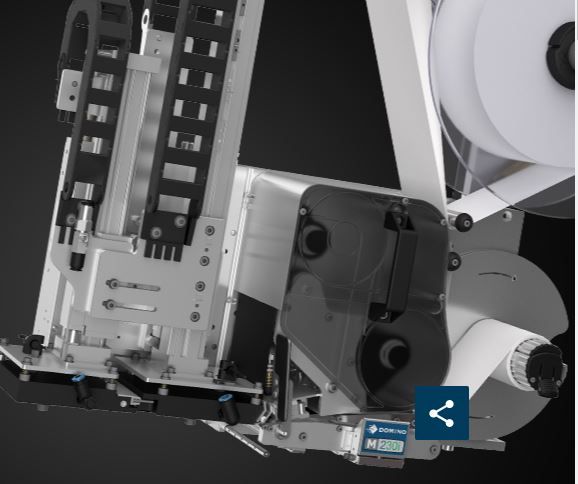 M230i-CW - Étiqueteuse automatique en angle de caisses - Domino UK Limited_0