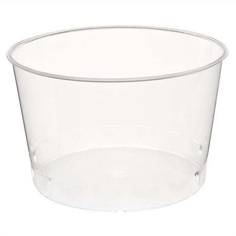 POT À GLACE INJECTÉ DIAMANT 400 ML PS TRANSPARENT (VENDU PAR 450)