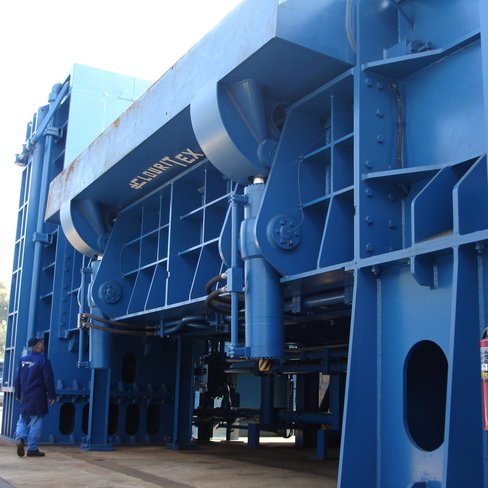 Presse cisaille Louritex - Type PHGF-1300 - 1.300 tonnes de force de cisaillage - Électrique 6 x 90 kW_0