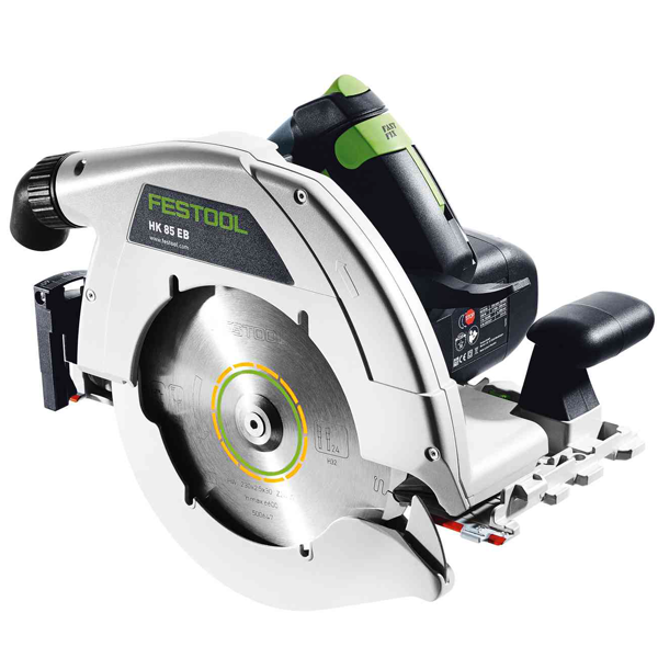 SCIE CIRCULAIRE FESTOOL HK 85 EB À CAPOT BASCULANT  AVEC LAME DE SCIE ET GUIDE PARALLÈLE