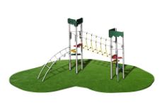 Structure de jeux combinées 2 tours - gamme Accrobatics - modèle AC21503I - Créa Équipements_0