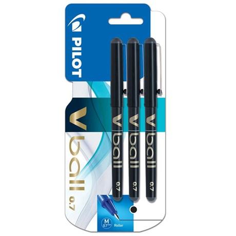 STYLO ROLLER V-BALL 0.7 PILOT NOIR (VENDU PAR 3)