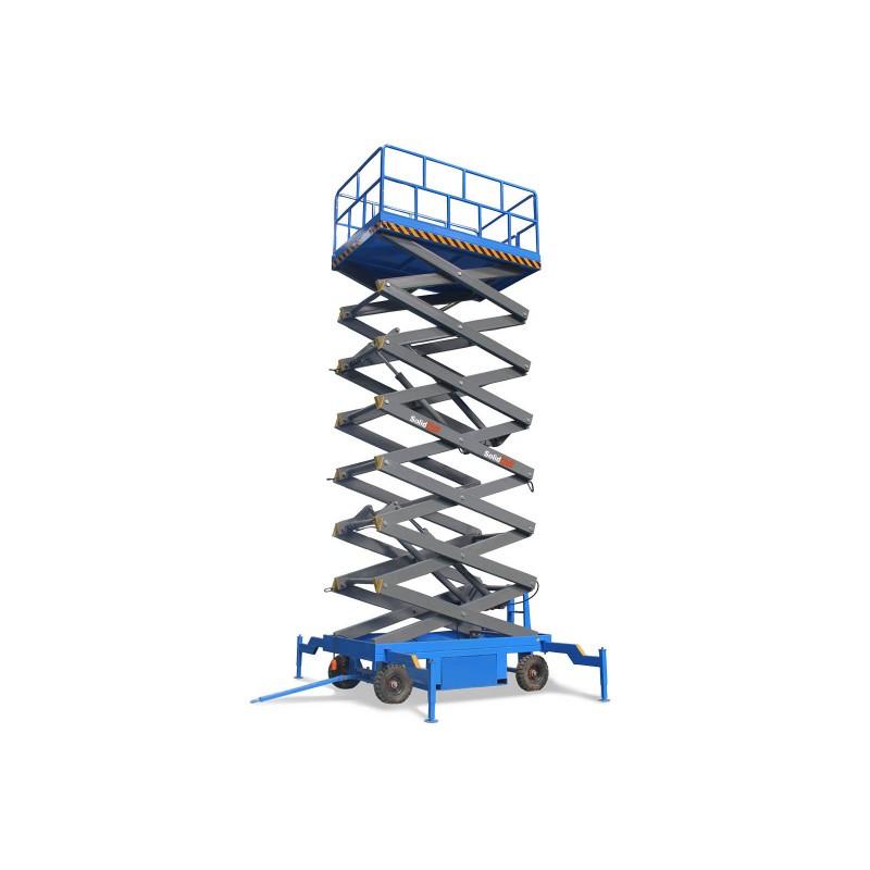 Élévateur à ciseaux mobile TOR SJY 500KG x 9M - AC, 230V - Référence 1017010_0
