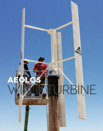 Éolienne verticale aeolos-v 3kw_0