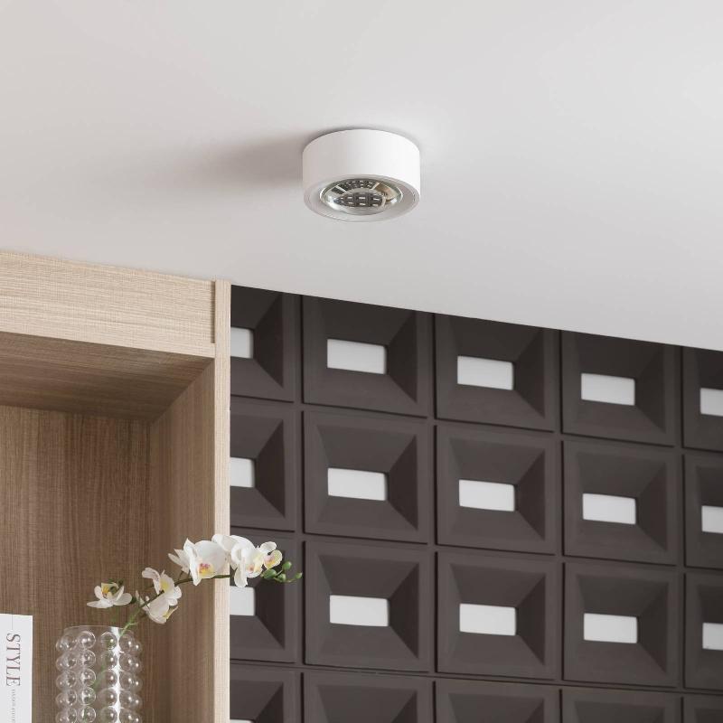 ARCCHIO ROTARI, PLAFONNIER LED, LENTILLE, À 2 LAMPES, FIXE