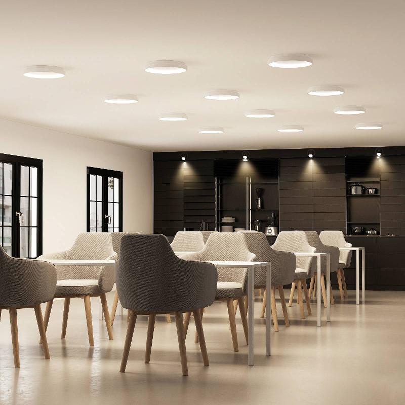 ARCCHIO VIVY PLAFONNIER LED, BLANC, 38 CM