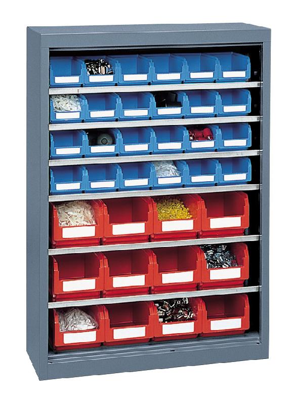 ARMOIRE PORTE-BACS BASSE AVEC 36 BACS À BEC