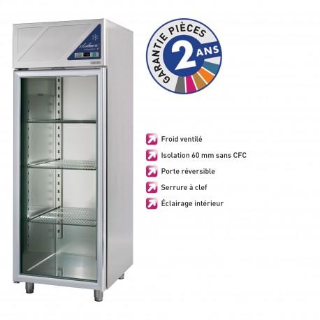 Armoire réfrigérée négative -18/-22°C - 1 porte vitrée - 700L - sans groupe logé - DA700NSGV-3 - Dalmec_0