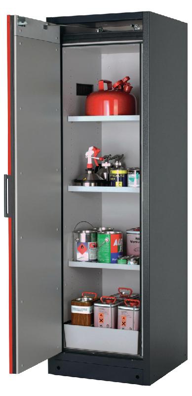 ARMOIRE SÉCURITÉ Q-PEGASUS-90 Q90.195.060.WDAC GRIS/ROUGE - MANUTAN COLLECTIVITÉS