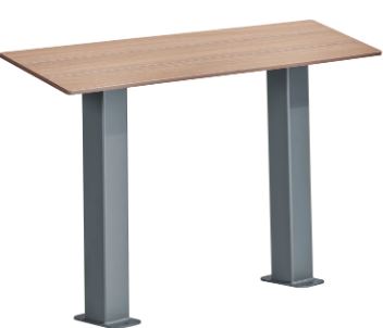 Assis-debout Cancale HPL - Ergonomique, compact et résistant pour espaces d'attente_0