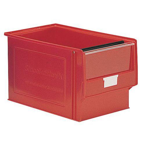 BAC À BEC INDUSTRIEL - LONGUEUR 500 MM - 38 L - ROUGE - MANUTAN COLLECTIVITÉS