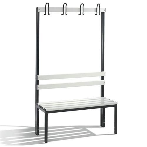 BANC PATÈRE PVC CP SIMPLE FACE - AVEC DOSSIER